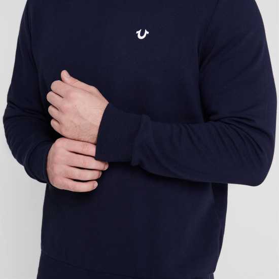 True Religion Horseshoe Sweatshirt Морска синьо 