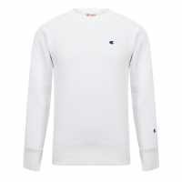 Champion Reverse Weave Logo Sweatshirt Бяло Мъжко облекло за едри хора