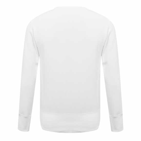 Champion Reverse Weave Logo Sweatshirt Бяло Мъжко облекло за едри хора