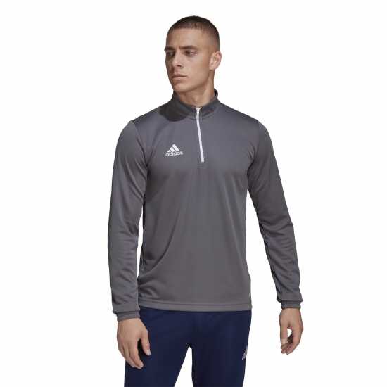 Adidas Мъжко Спортно Горнище Ent22 Track Top Mens Сиво Мъжко облекло за едри хора