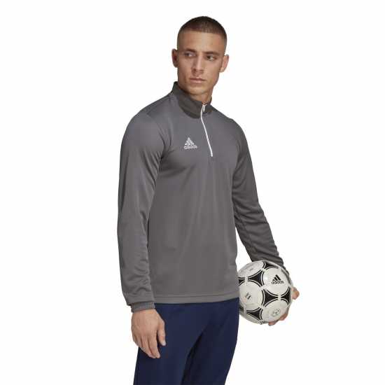 Adidas Мъжко Спортно Горнище Ent22 Track Top Mens Сиво Мъжко облекло за едри хора