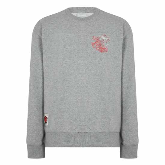 Reebok Tune Crew Sweater Сиво Мъжко облекло за едри хора