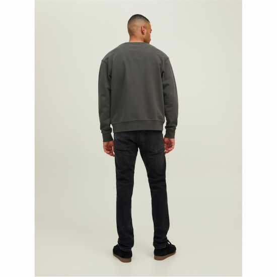 Мъжка Блуза Обло Деколте Jack And Jones Dandy Basic Crew Sweatshirt Mens Торф Мъжки горнища на анцуг