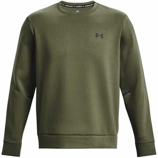 Under Armour Мъжка Блуза Полар Unstoppable Fleece Sweatshirt Mens Зелено Мъжко облекло за едри хора