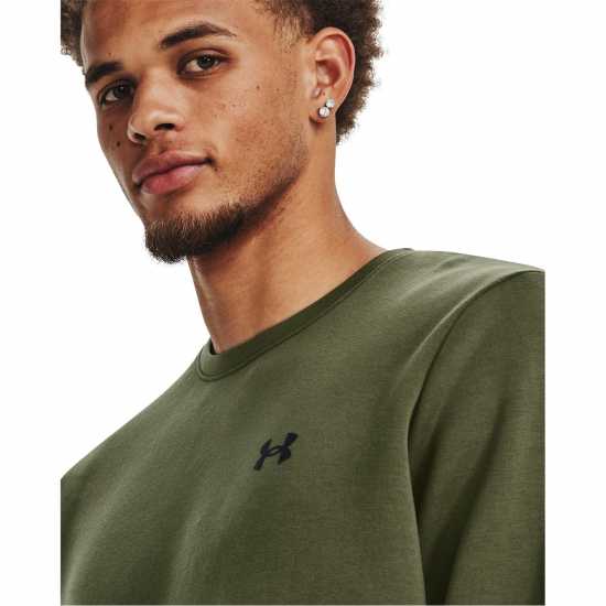 Under Armour Мъжка Блуза Полар Unstoppable Fleece Sweatshirt Mens Зелено Мъжко облекло за едри хора