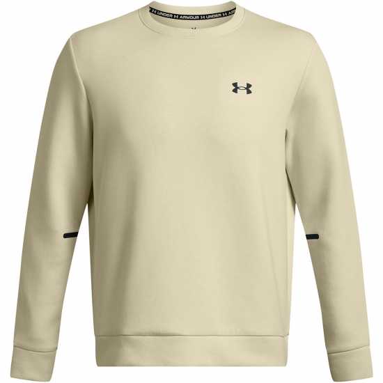 Under Armour Мъжка Блуза Полар Unstoppable Fleece Sweatshirt Mens Силт/Черно Мъжко облекло за едри хора