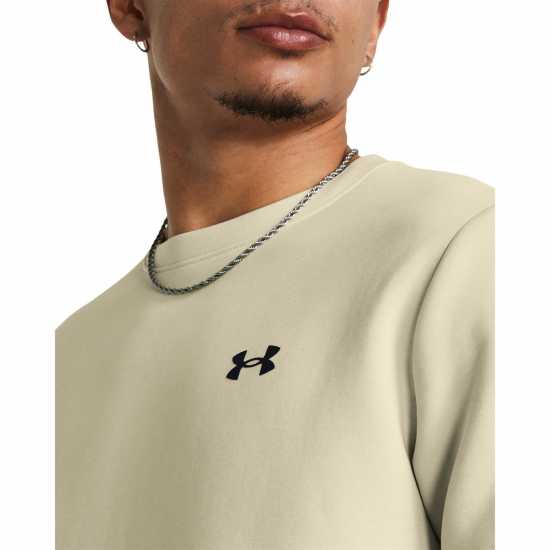 Under Armour Мъжка Блуза Полар Unstoppable Fleece Sweatshirt Mens Силт/Черно Мъжко облекло за едри хора