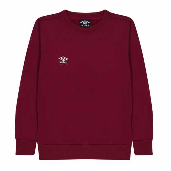 Umbro Club Essential Polo Sweater Juniors Ново Кларет Детски горнища и пуловери