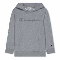 Champion Tonal Hoodie Logo Junior Сиво Детски горнища и пуловери