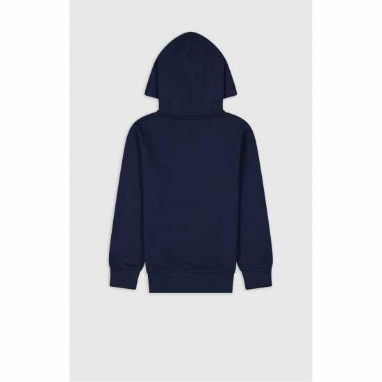 Champion Tonal Hoodie Logo Junior Морска синьо Детски горнища и пуловери