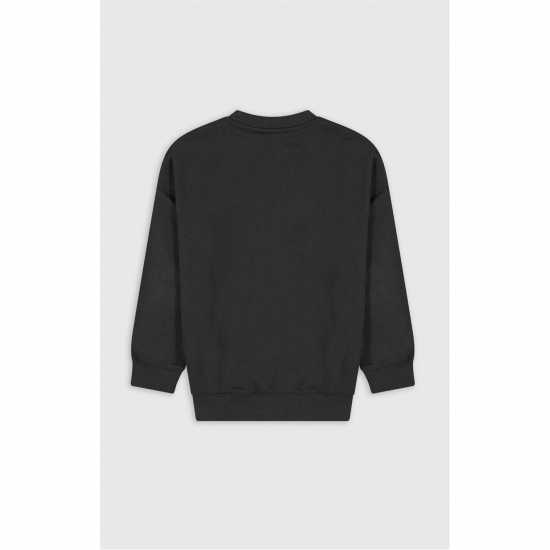 Champion B Crewneck Jn99 Black Детски горнища и пуловери