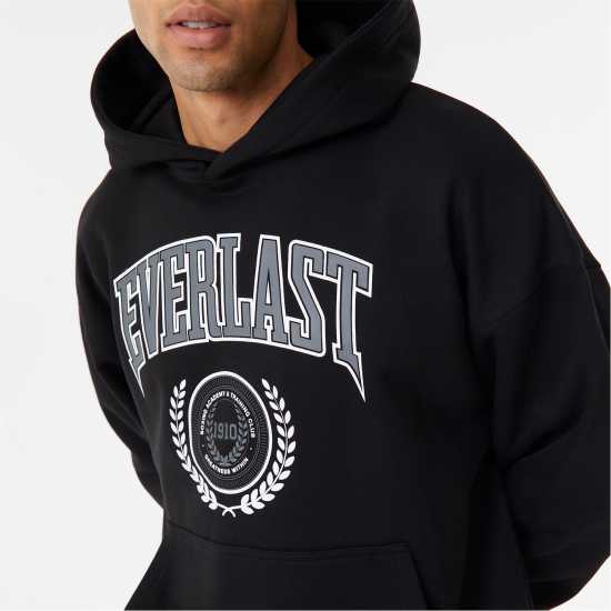 Everlast Laurel Logo Hoodie Mens Черно Мъжки суитчъри и блузи с качулки