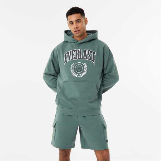 Everlast Laurel Logo Hoodie Mens Горско зелено Мъжки суитчъри и блузи с качулки