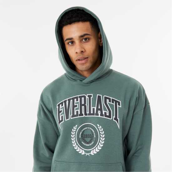 Everlast Laurel Logo Hoodie Mens Горско зелено Мъжки суитчъри и блузи с качулки