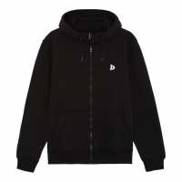 Donnay Zip Hoodie Черно Мъжки полар