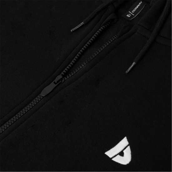 Donnay Zip Hoodie Черно Мъжки полар