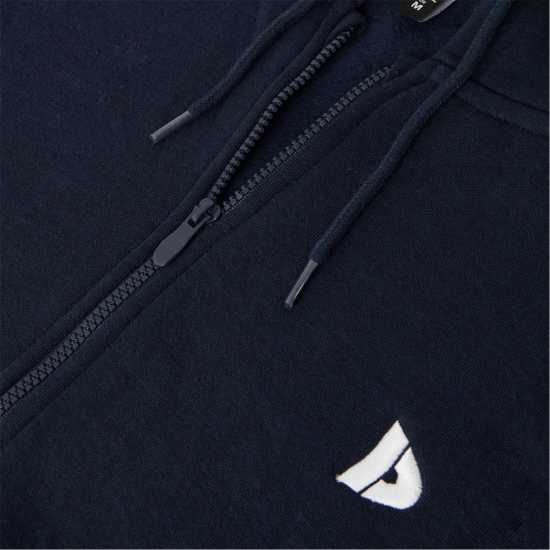 Donnay Zip Hoodie Морска синьо Мъжки полар