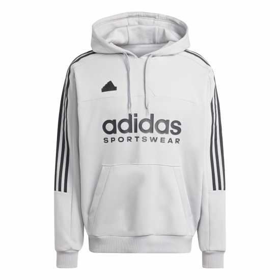 Adidas House Of Tiro Fleece Hoodie Mens Сиво Две/Черно 