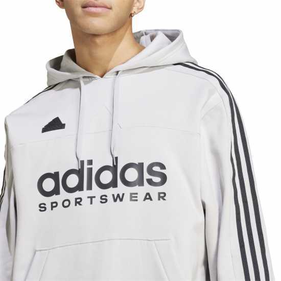 Adidas House Of Tiro Fleece Hoodie Mens Сиво Две/Черно 