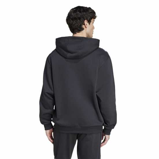 Adidas House Of Tiro Fleece Hoodie Mens Черно/Бяло 