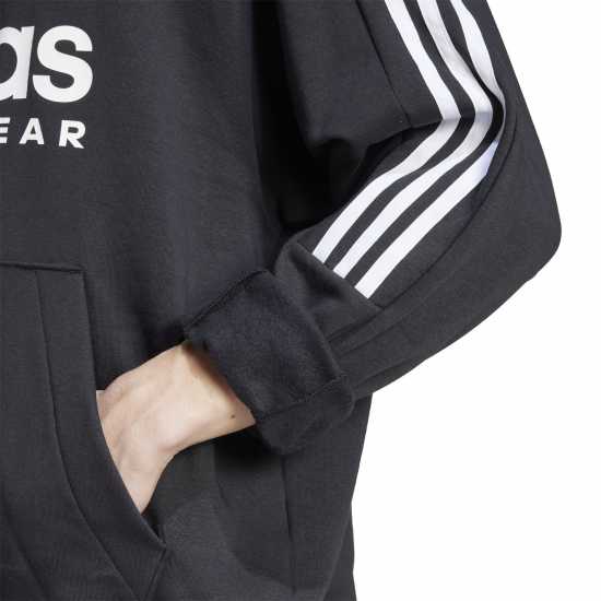 Adidas House Of Tiro Fleece Hoodie Mens Черно/Бяло 