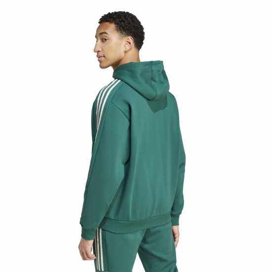 Adidas House Of Tiro Fleece Hoodie Mens Зелено/Алуминий 