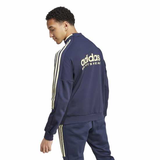 Adidas Мъжко Спортно Горнище House Of Tiro Fleece Half-Zip Track Jacket Mens Легендарна чернина 