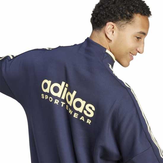 Adidas Мъжко Спортно Горнище House Of Tiro Fleece Half-Zip Track Jacket Mens Легендарна чернина 