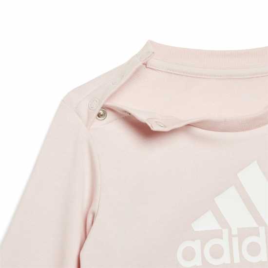 Adidas Infants Bos Jog French Terry Set Розово/Бяло 