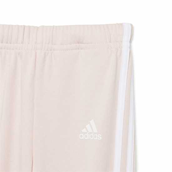 Adidas Infants Bos Jog French Terry Set Розово/Бяло 