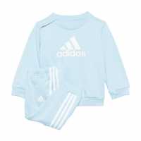 Adidas Infants Bos Jog French Terry Set Небесно син/Бял 