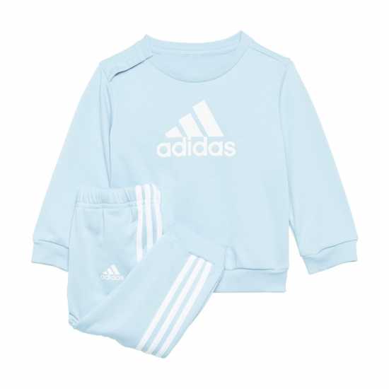 Adidas Infants Bos Jog French Terry Set Небесно син/Бял 