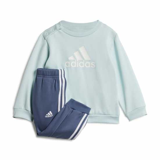 Adidas Infants Bos Jog French Terry Set Мента/Бяло 