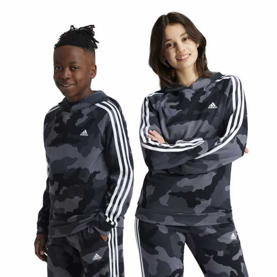 Adidas Junior Camo Hoodie  