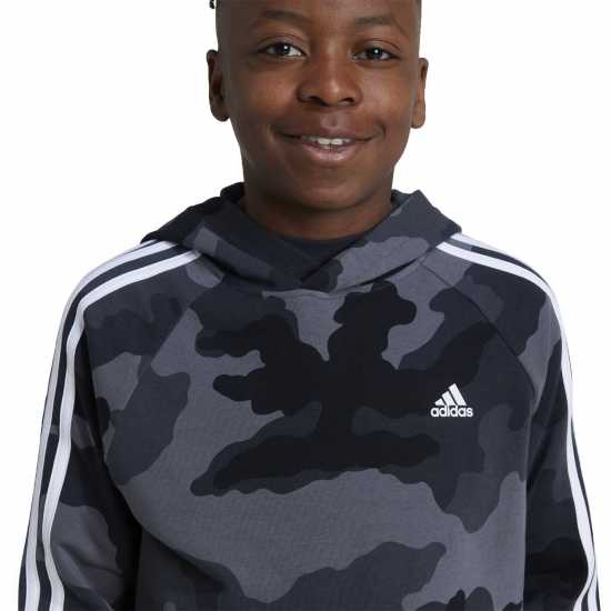 Adidas Junior Camo Hoodie  