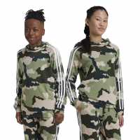 Adidas Junior Camo Hoodie Зелена Камуфлаж 