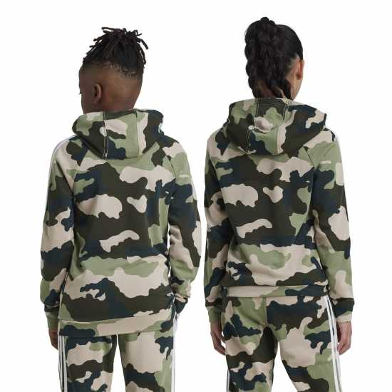 Adidas Junior Camo Hoodie Зелена Камуфлаж 