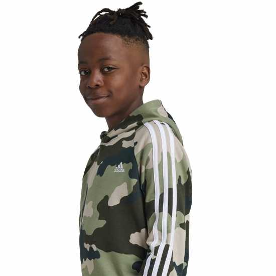 Adidas Junior Camo Hoodie Зелена Камуфлаж 