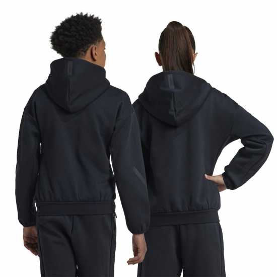 Adidas Z.n.e. Full Zip Hoodie Juniors Черно Детски суитчъри и блузи с качулки