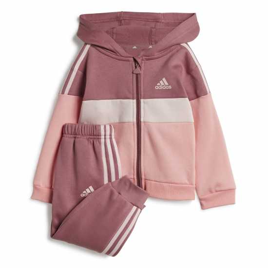 Adidas Екип Невръстни Деца Tiberio 3-Stripes Colorblock Fleece Track Suit Infants  