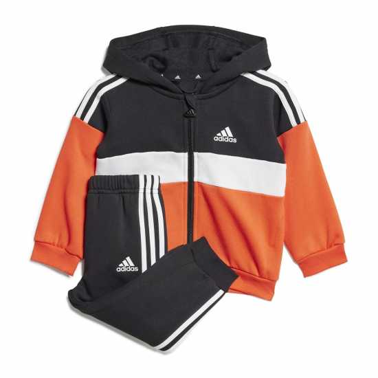 Adidas Екип Невръстни Деца Tiberio 3-Stripes Colorblock Fleece Track Suit Infants  Детски спортни екипи