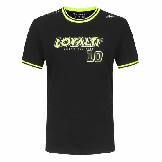 Loyalti Basketball T-Shirt Черно/Зелено Мъжко облекло за едри хора