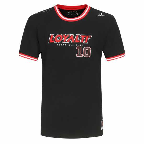 Loyalti Basketball T-Shirt Черно/Червено Мъжко облекло за едри хора