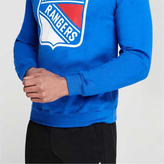 Мъжка Блуза Обло Деколте Nhl Logo Crew Sweatshirt Mens НЮ Рейнджърс Мъжки полар