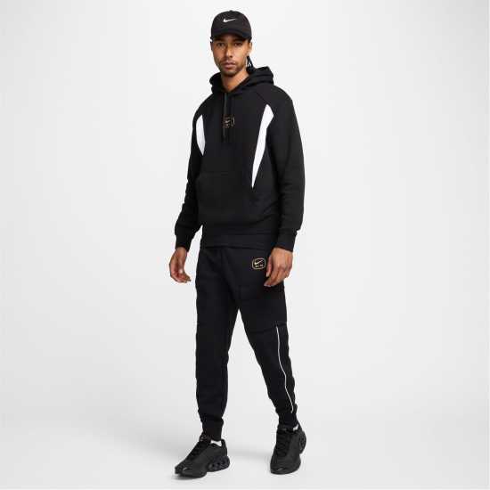 Nike Nsw Sw Air Po Hoody Flc Bb Черно/Бяло 