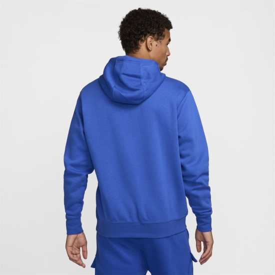 Nike Nsw Sw Air Po Hoody Flc Bb Кралско синьо/Розово 