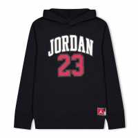 Air Jordan Logo 23 Hoodie Juniors Черно Детски суитчъри и блузи с качулки