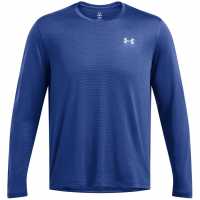 Under Armour Launch Longsleeve Техническо синьо Мъжки горнища на анцуг