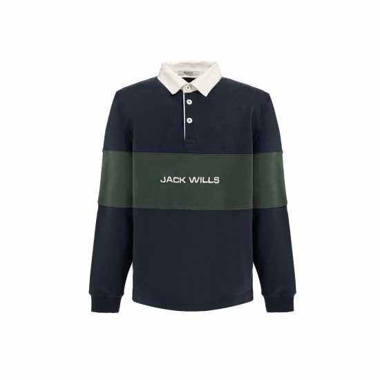 Jack Wills Rugby Sweat Sn44 Морска синьо 