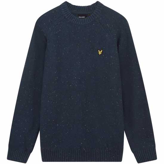 Lyle And Scott Lyle Donegal C-Neck Sn99 Грязно морско синьо 